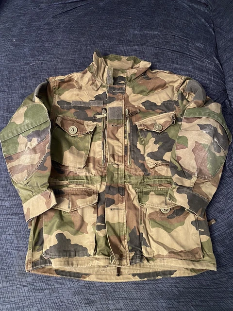 Pantalon De Combat Treillis Armée Française - Camouflage Vert - Taille 80C Neuf Sans étiquettes