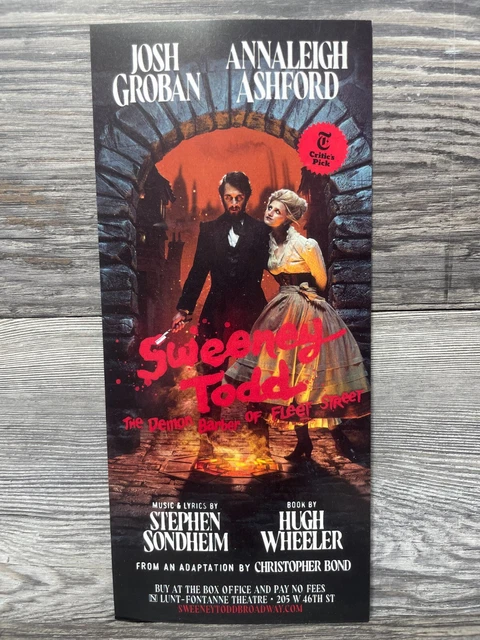 Sweeny Todd, Flyers, Lunt-Fontanne Theatre