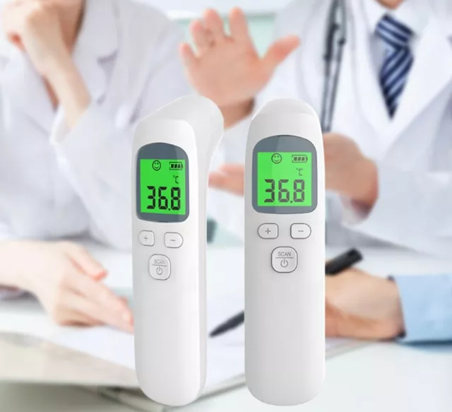 Digital Fieberthermometer Infrarot Stirnthermometer kontaktlos Baby & Erwachsene 3