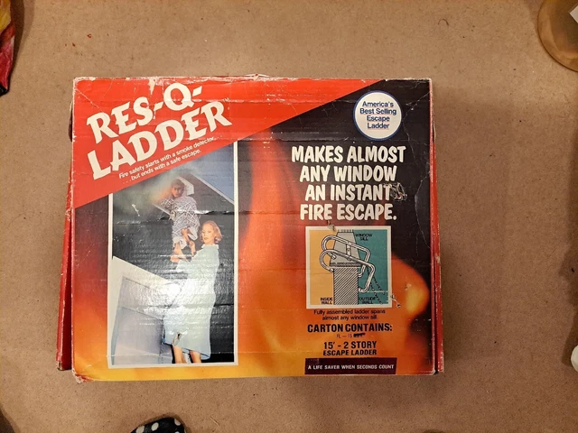 Escalera de escape Res-q todo acero EE. UU. 15' 2 pisos