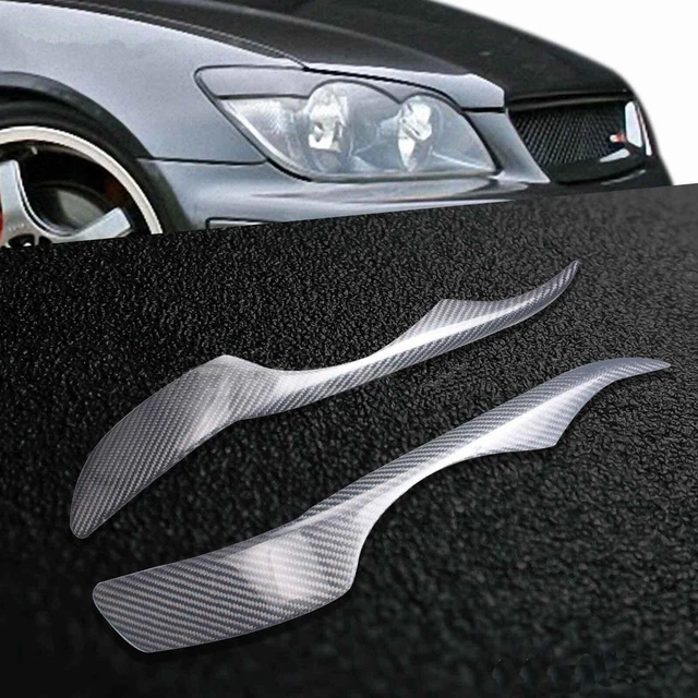 Carbon fiber Eyelid Eyebrow Cover Trim For Lexus IS300 IS200 RS200 ALTezza 98-05
