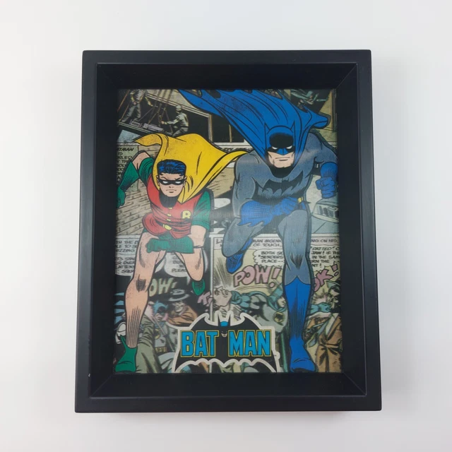 BATMAN & ROBIN 3D Lenticular Retro Picture Frame - Moving changes image ...