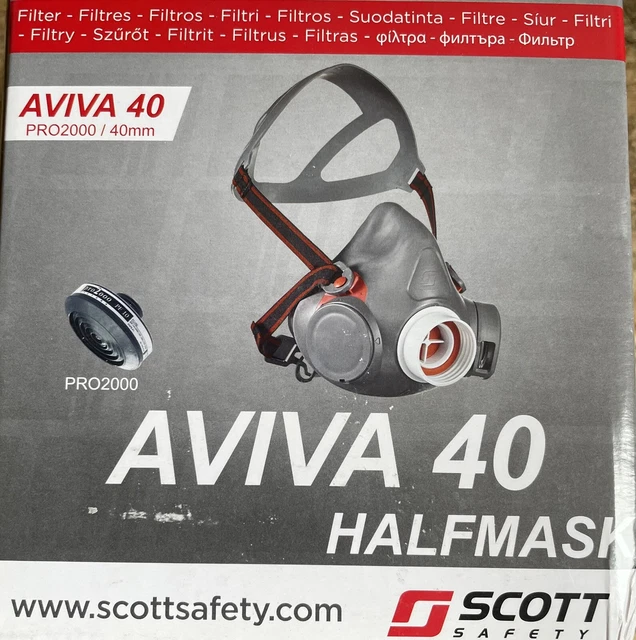 Atemschutzmaske Halbmaske AVIVA 40  mit passende Filter