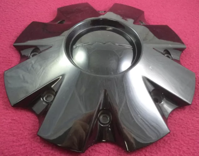 KMC Wheels Gloss Black Custom Wheel Center Cap # 841L210 / A0138 / LG0905-09 (1)