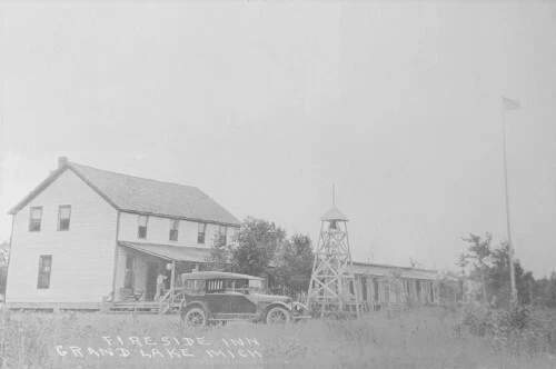 Fireside Inn Grand Lake Michigan MI Reprint Postcard