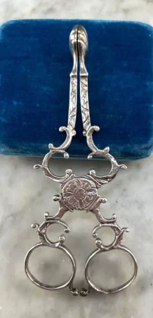 Antique Irish Sterling Silver Mid 18th C. Large Sugar Nips Hallmarked - c. 1760