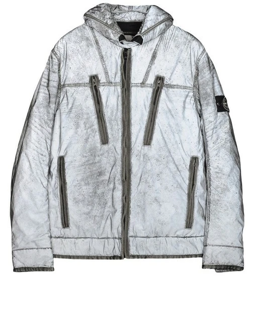 STONE ISLAND LIQUID Reflective Jacket M $322.95 - PicClick