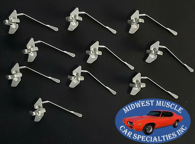 1/2"-3/4" Wide Body Door Trim Molding Clips Fits Chrysler Dodge Plymouth 10pcs H