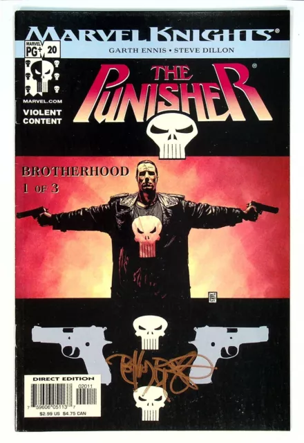 Punisher #20 Vol 4 Signed by Tim Bradstreet Marvel Comics 2001