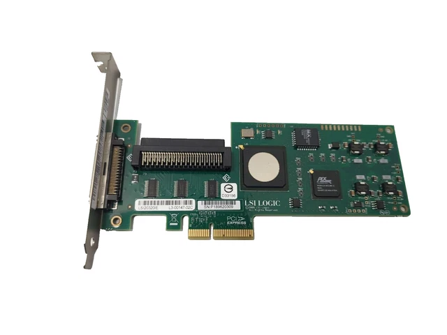 LSI Logic L3-00147-02C 68-Pin Ultra 320 SCSI PCI Express Controller Adapter Card