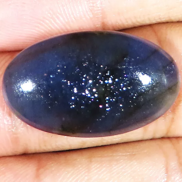 23.45 CT Natural Iolite Sunstone Oval Cabochon Loose Gemstone 17x28x5 MM-361