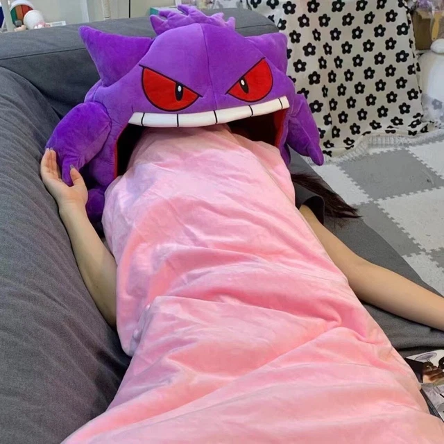 Anime Pokemon Gengar Tongue Sleeping Pat Manga Elf Sleep Pillow Dual Purpose
