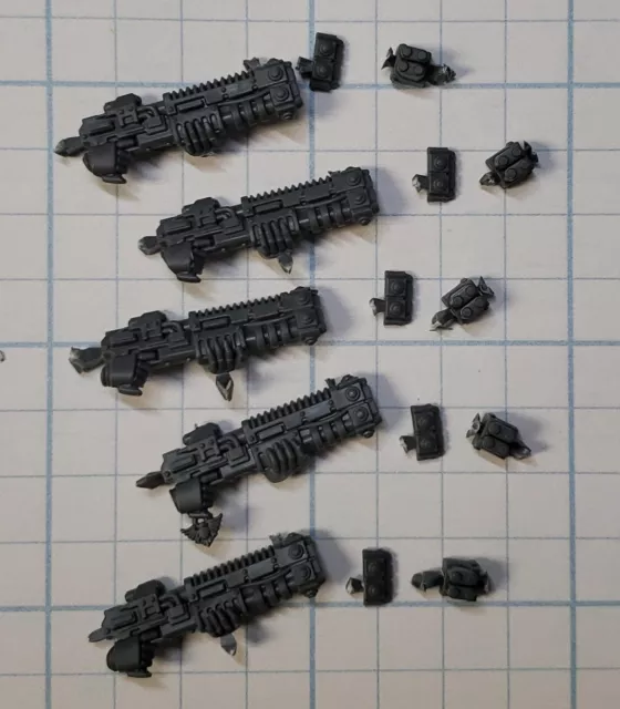 Warhammer 30K Space Marine Bits Legion Special Weapons Volkite Caliver x5