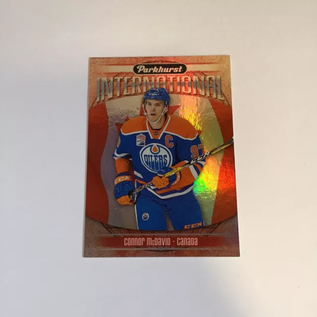 🔥2017-18 Upper Deck Parkhurst International Connor McDavid PI-2 Edmonton Oilers