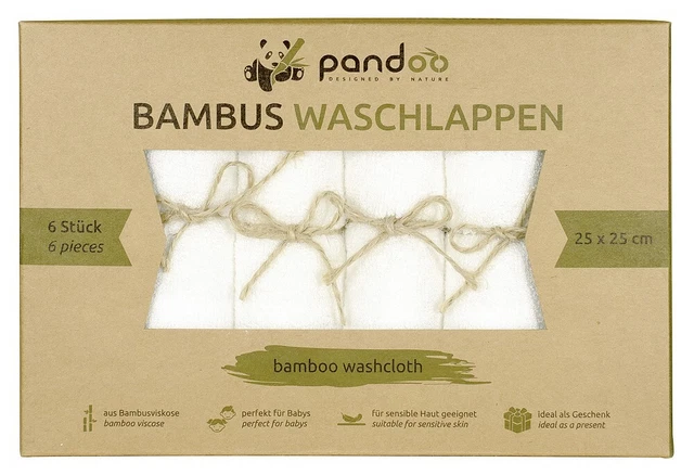 PANDOO HAUSRAT Waschlappen 6er Set