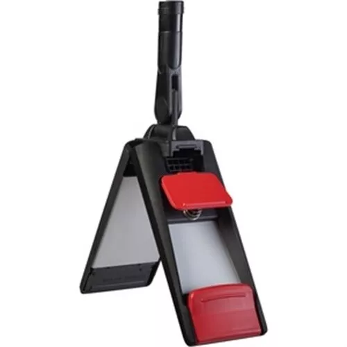 Adaptable Flat Mop Frame, 18.25 x 4, Black/Gray/Red