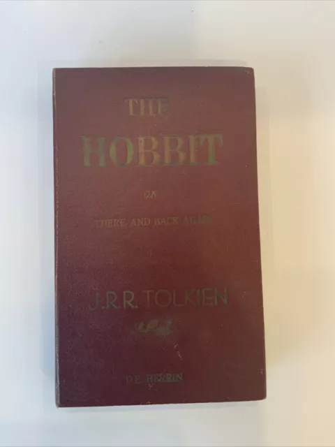 Vintage "The Hobbit Or There And Back Again" Hardcover Book