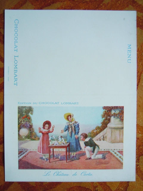 Ancien Menu Publicitaire SEVE FOURNIER – VIERGE – Années 1920 – Document Publicitaire