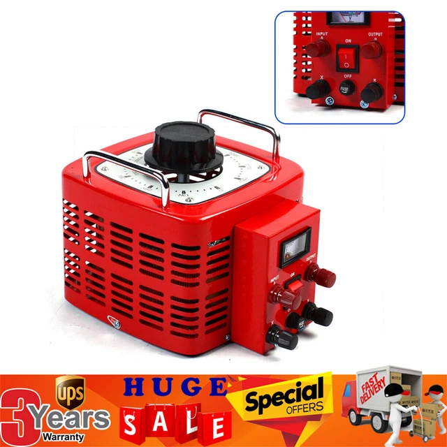 TDGC-3KVA VARIAC TRANSFORMER Variable AC Voltage Regulator 3000VA 110V ...
