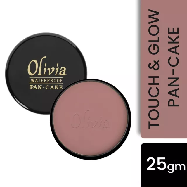 2 PC x 25 GM Olivia Pan Cake Waterproof Touch & Glow Makeup Concealer Shade 29