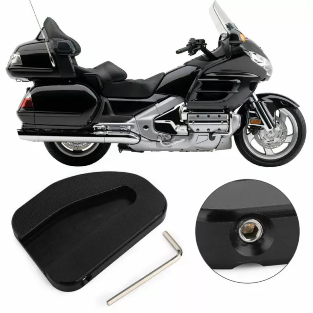 Agrandir Béquille Latérale Extension Plaque Pour Honda OrWing GL1800 10-17 A