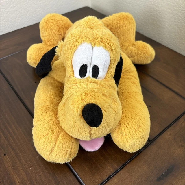VINTAGE DISNEY STORE Exclusive 16 Inch 90s Pluto Soft Plush Stuffed Y2K