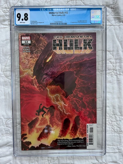 Immortal Hulk #12 CGC 9.8 (NM/MT) 1st Appearance One Below All / Marvel