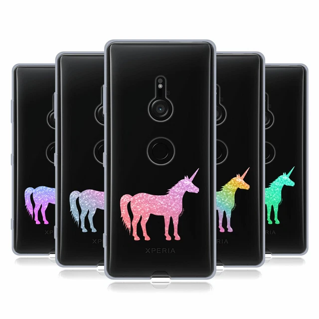 Custodia Ufficiale Pldesign Sparkly Unicorno In Gel Morbido Per Telefoni Sony 1