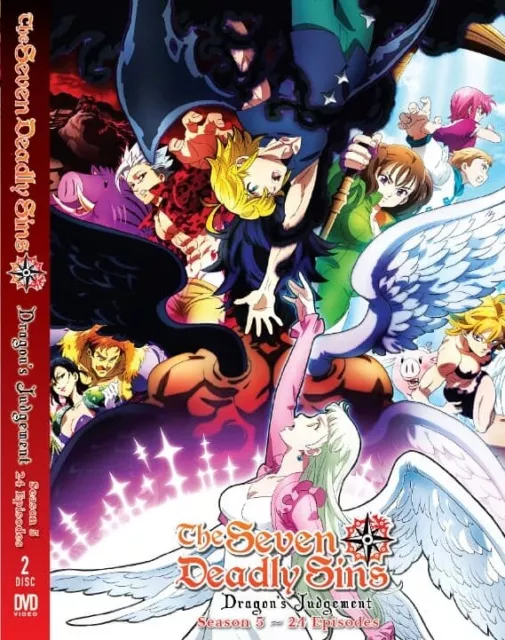 DVD Anime Nanatsu no Taizai Complete Boxset (1-53 End) +2 OVA English Dub*  & Sub