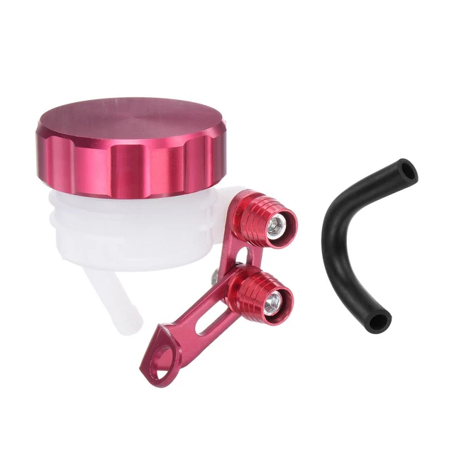 2 pz tazza olio freno alluminio, serbatoio liquido freni ABS, rosso