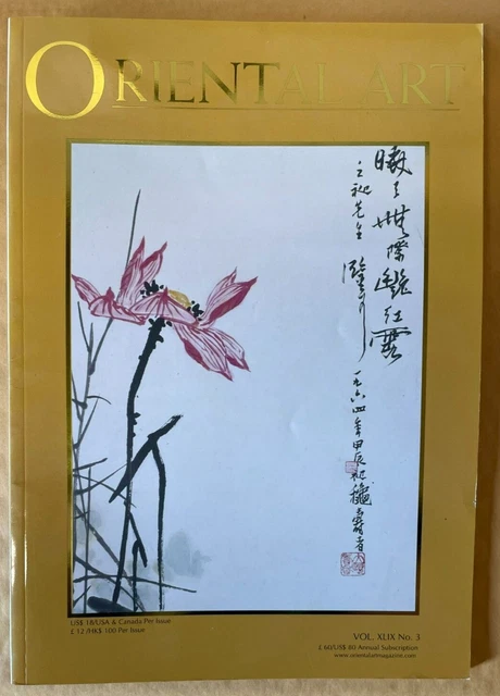 Oriental Art magazine 2004 Bada Shanren Chinese Porcelain Rebuses Buddha MORE!
