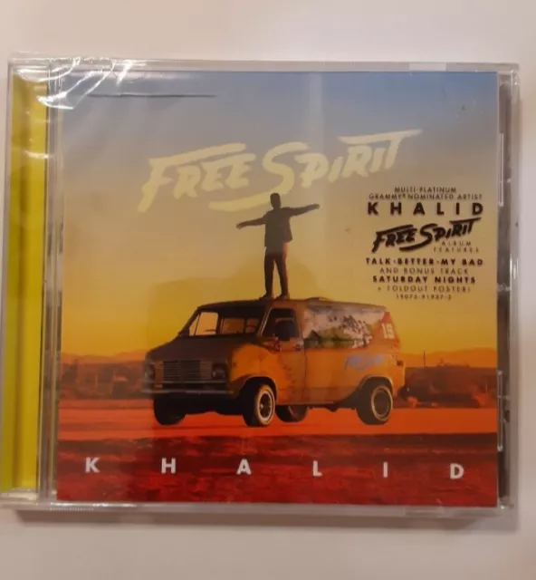 Khalid - Free Spirit CD (2019) Brand New!! (CRACKED CASE) w/Poster FAST SHIPPING