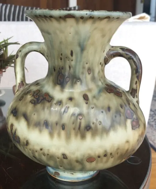 Royal Copenhagen Danish Stoneware: Bode Willumsen Vase, Sung Glaze