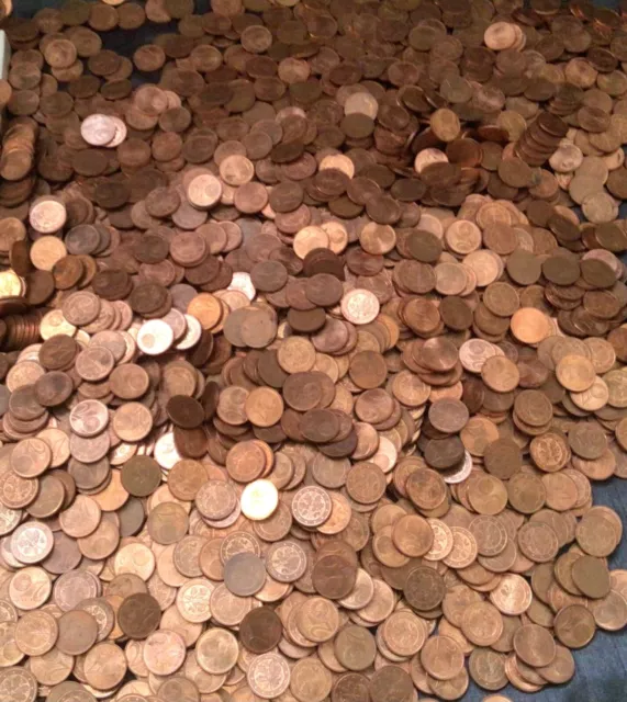 5Kg Euro Cent Münzen Konvolut - Sammler