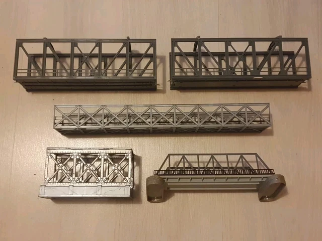 JOUEF-FALLER - LOT DE 5 PONTS FERROVIAIRES A 1 VOIE - Ech HO - EUR 29 JOUEF-FALLER - LOT DE 5 PONTS FERROVIAIRES A 1 VOIE - Ech HO - EUR 29