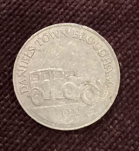 VINTAGE SUNOCO DANIELS Town Brougham 1922 Antique Car Series 1 Coin $8.