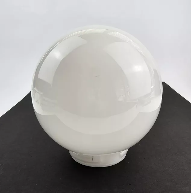 Vintage White Milk Glass Light/Lamp Shade 15cm Round Ball