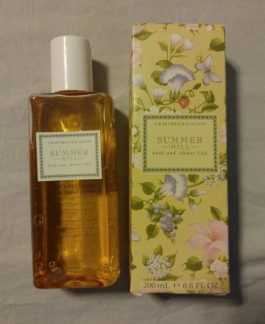 Gel de baño y ducha Crabtree & Evelyn SUMMER HILL 6,8 OZ nuevo en caja