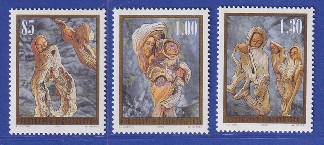 Liechtenstein 2005 Weihnachten VerkündigungHl. Familie Mi.-Nr. 1391-93 **