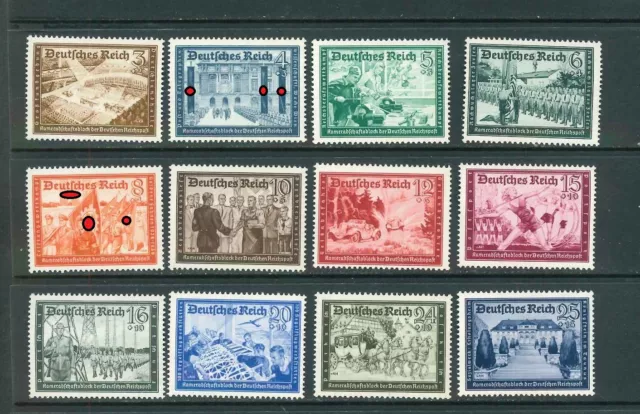 Deutsches Reich - Mi-Nr. 702-713 ** postfrisch - Mi. 85.-