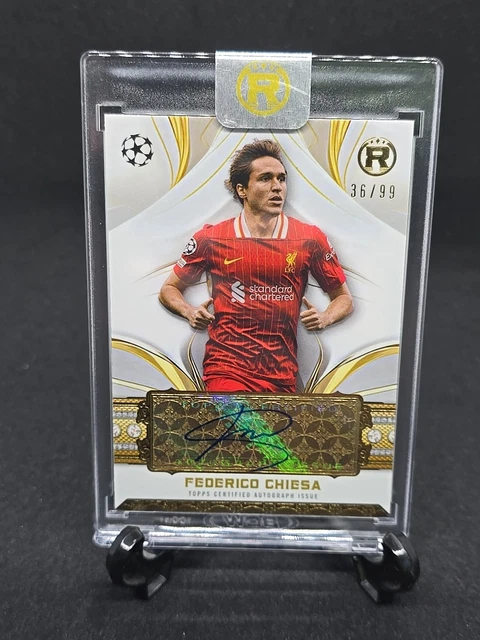 FEDERICO CHIESA LIVERPOOL Auto 2025 Topps Reverence /99 £106.23 