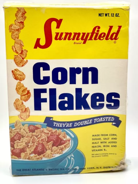 VINTAGE 1966 Sunnyfield Corn Flakes