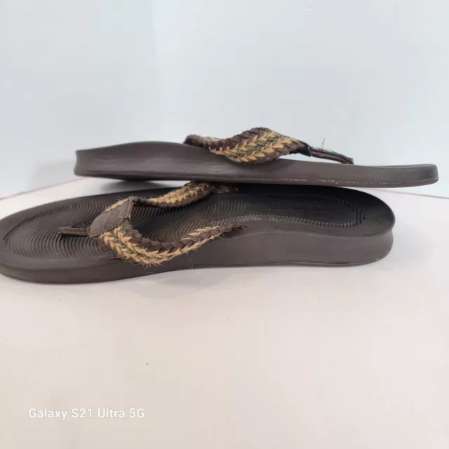 Tommy Bahama Relaxology Flip Flop Sandals Elio Springs Braided 9M TB9M0107