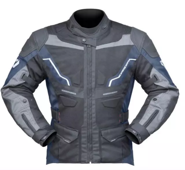 Dririder Nordic 4 Airflow Jacket Black Cobalt Blue