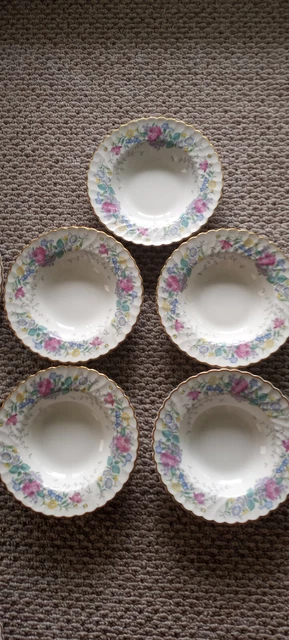 Syracuse China  Soup Cereal Bowls, Salad Plates, Dinner Plates Lilac Rose