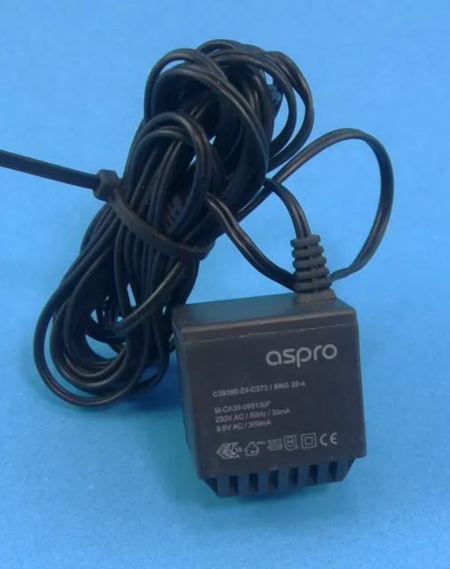 aspro Netzteil - output: 9,5V AC - 300 mA - Hohlstecker  -  Gebraucht