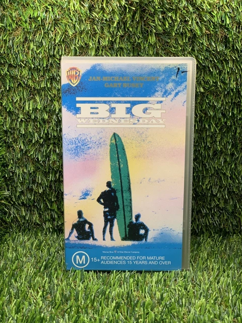 Big Wednesday Surfing PAL VHS - Jan Michael Vincent - Gary Busey VGC