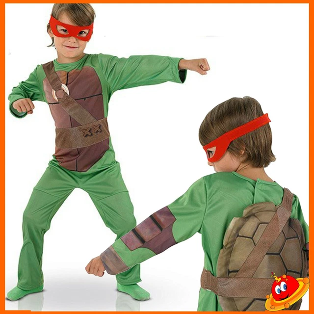 COSTUME CARNEVALE RAGAZZO Bambino Tartaruga Tartarughe Ninja Tg 7-8 anni  EUR 39,90 - PicClick IT