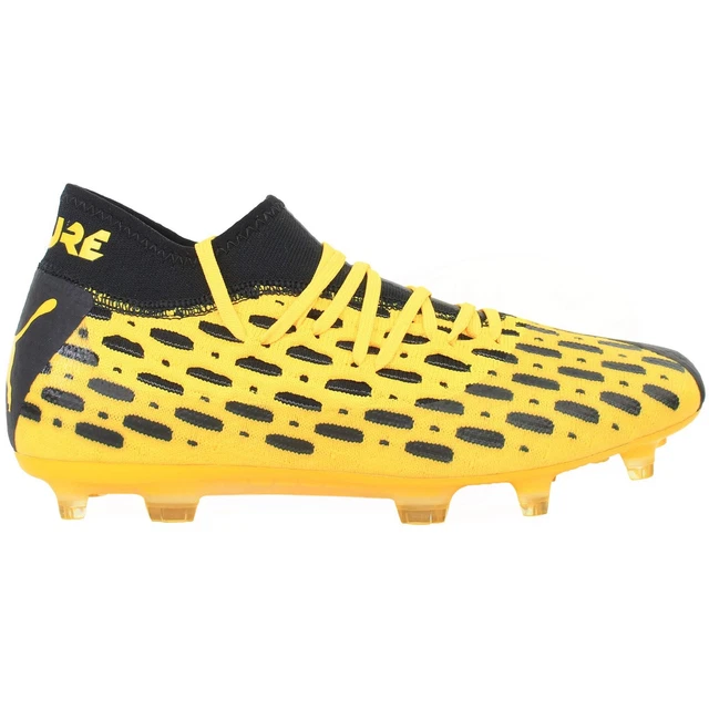 PUMA FUTURE Netfit FG/AG Lace-Up Yellow Synthetic Mens