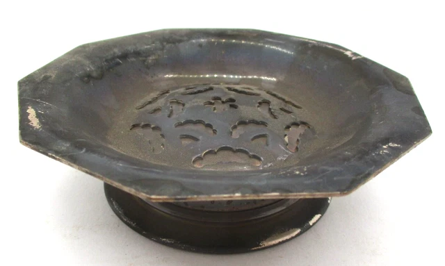 VTG Silverplate French Coquillor Depose Butter Curler Dish BUTTER PRESS